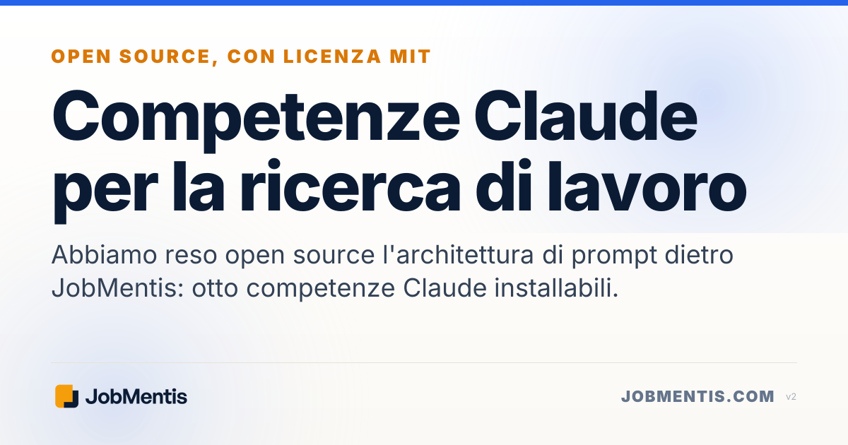 Competenze Claude per la ricerca di lavoro | JobMentis